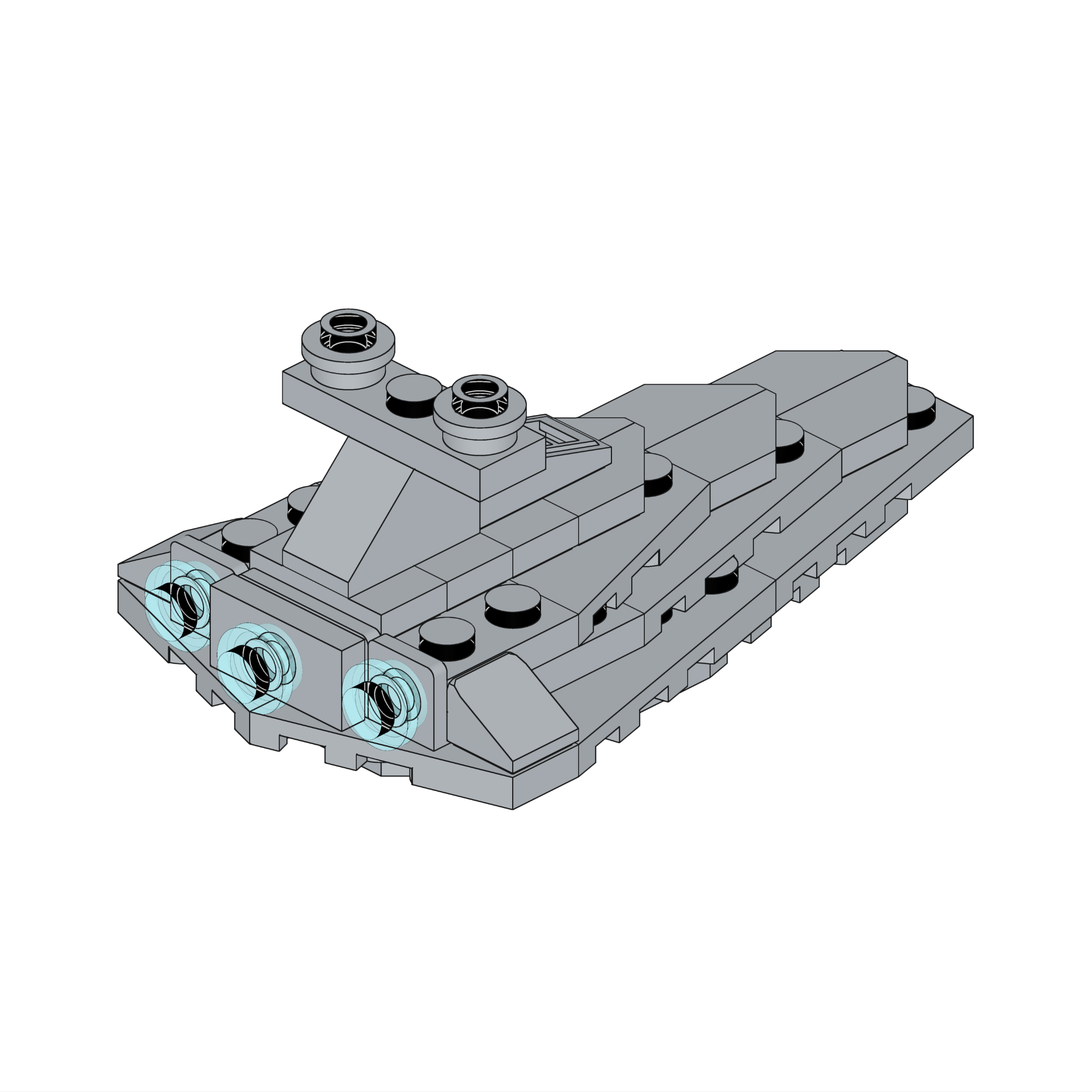 Brick star destroyer (micro verze)