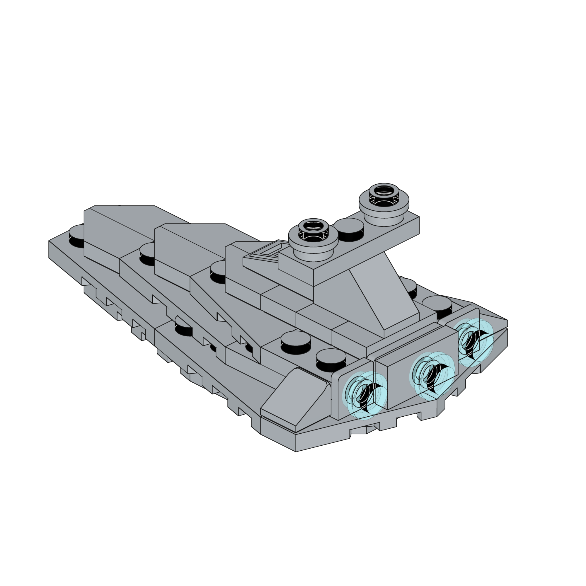 Brick star destroyer (micro verze)
