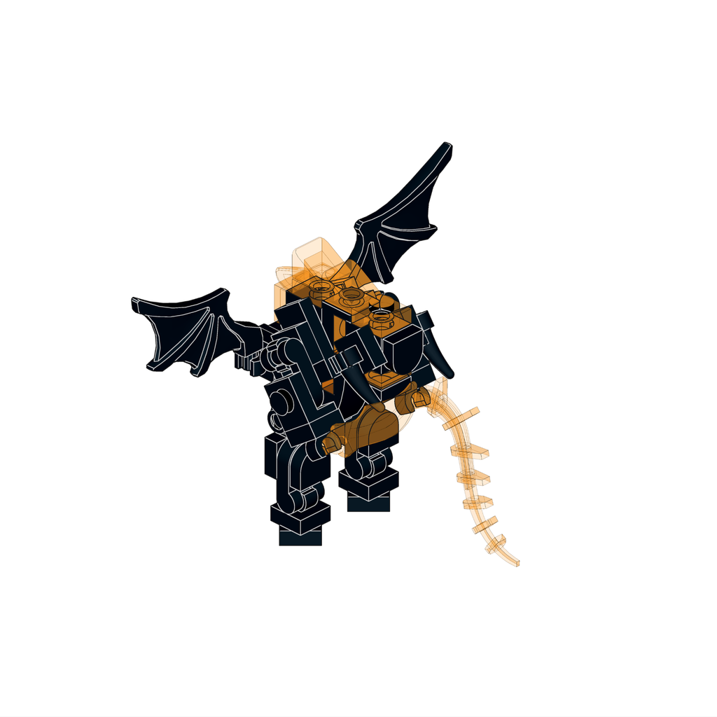 Brick Balrog and Wizard