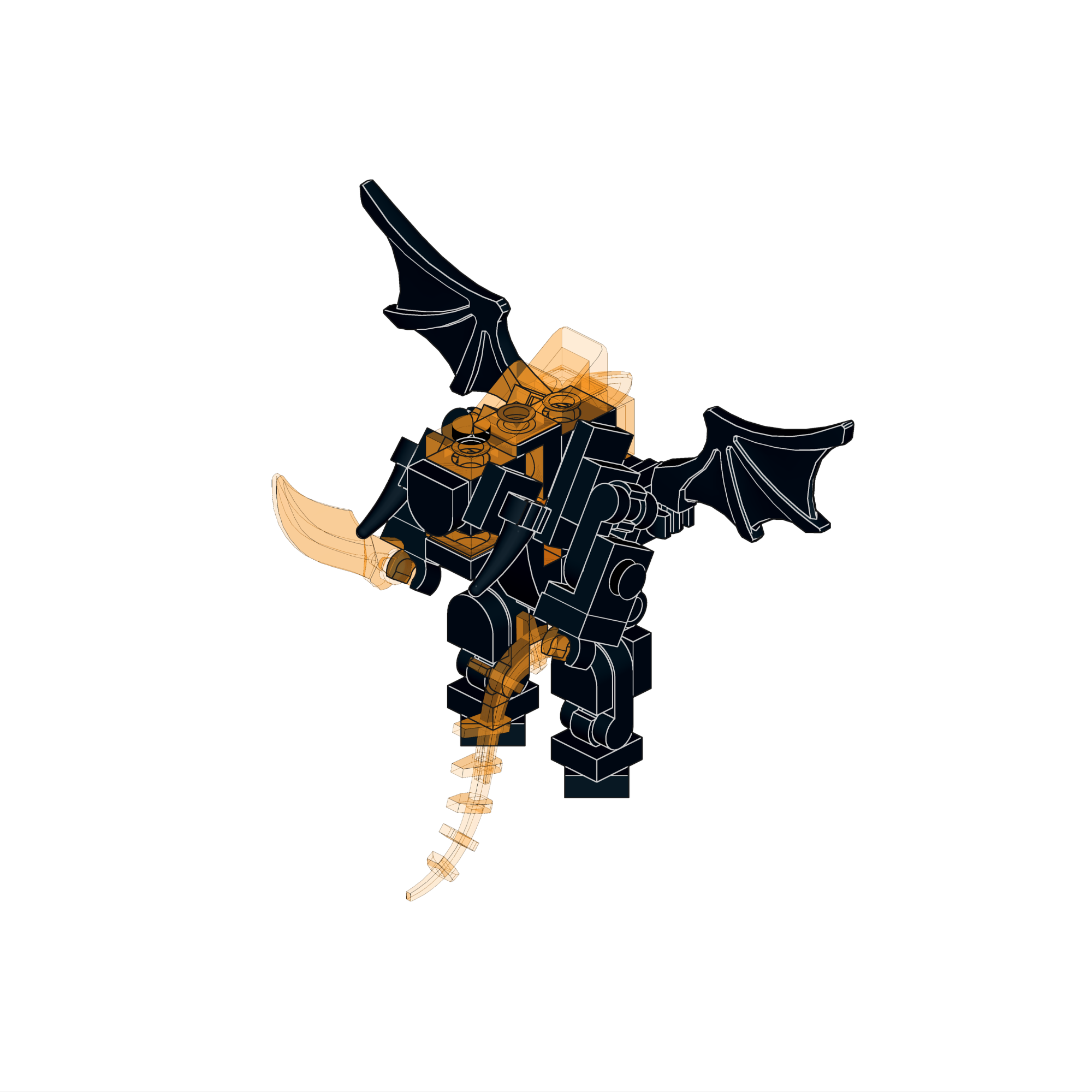 Brick Balrog and Wizard