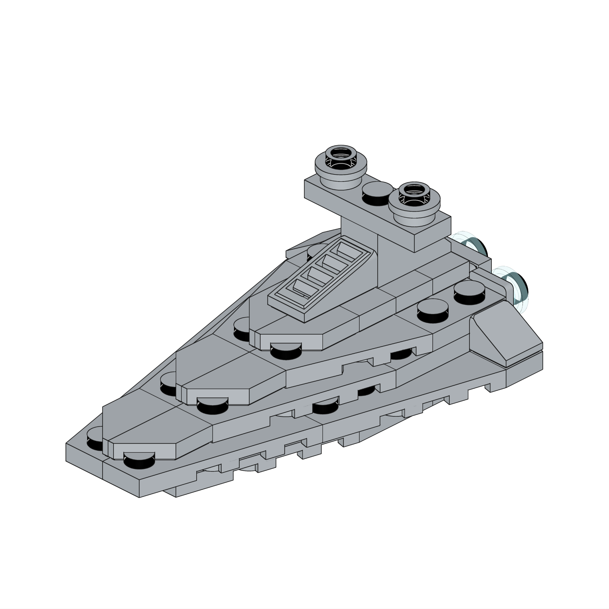 Brick star destroyer (micro verze)